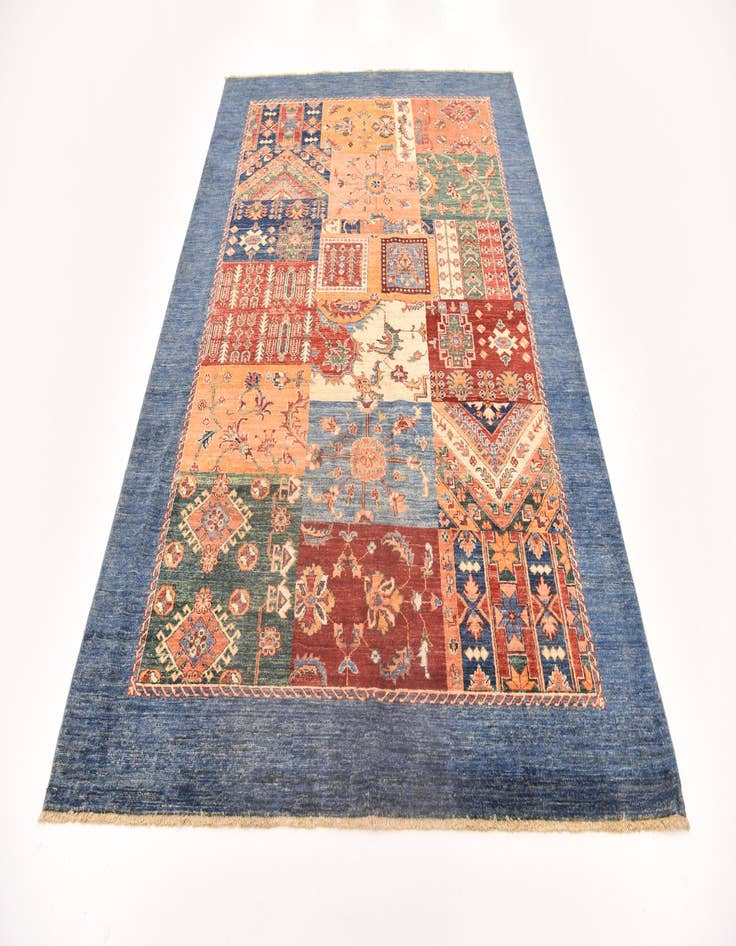 Detail image of 5' 7 x 8'  Hand Knotted Ariana Ziegler Rug