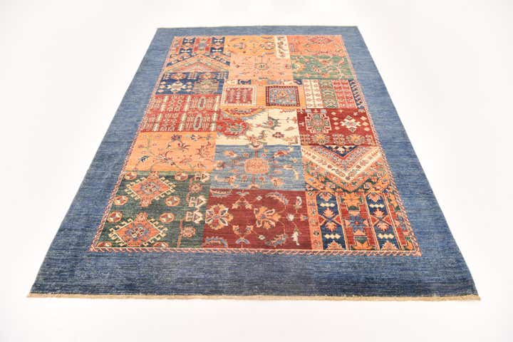 5' 7 x 8' Hand Knotted Ariana Ziegler Rug