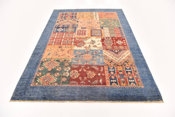 Detail image of 5' 7 x 8' Hand Knotted Ariana Ziegler Rug