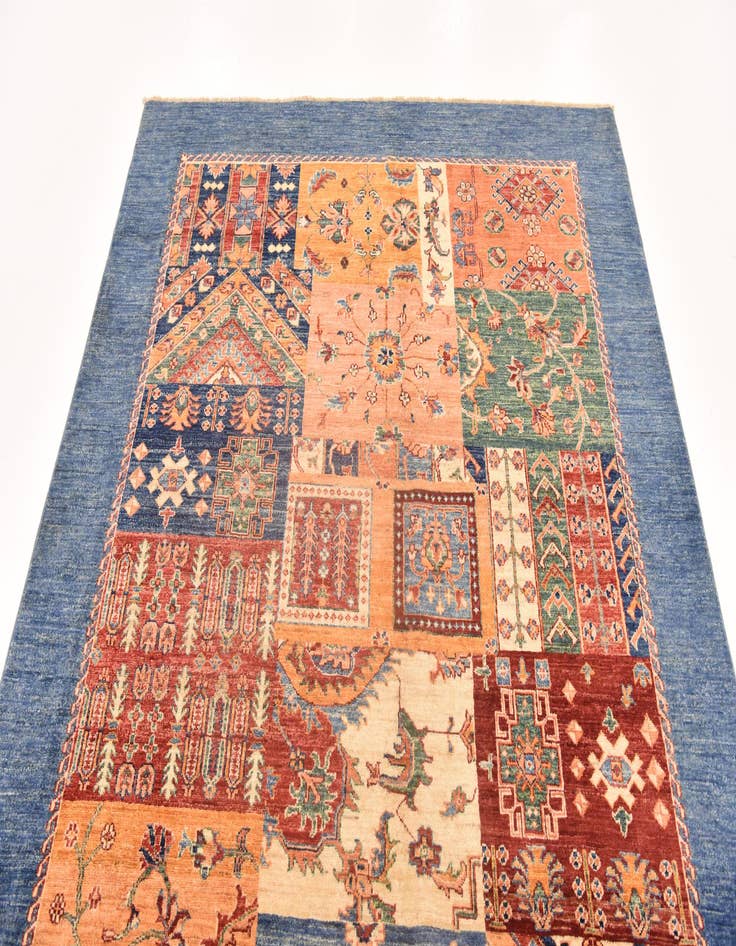 Detail image of 5' 7 x 8'  Hand Knotted Ariana Ziegler Rug