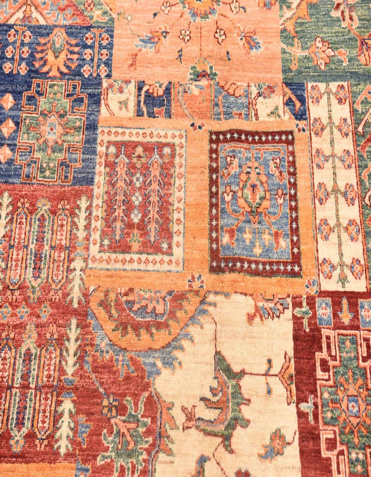 Detail image of 5' 7 x 8'  Hand Knotted Ariana Ziegler Rug