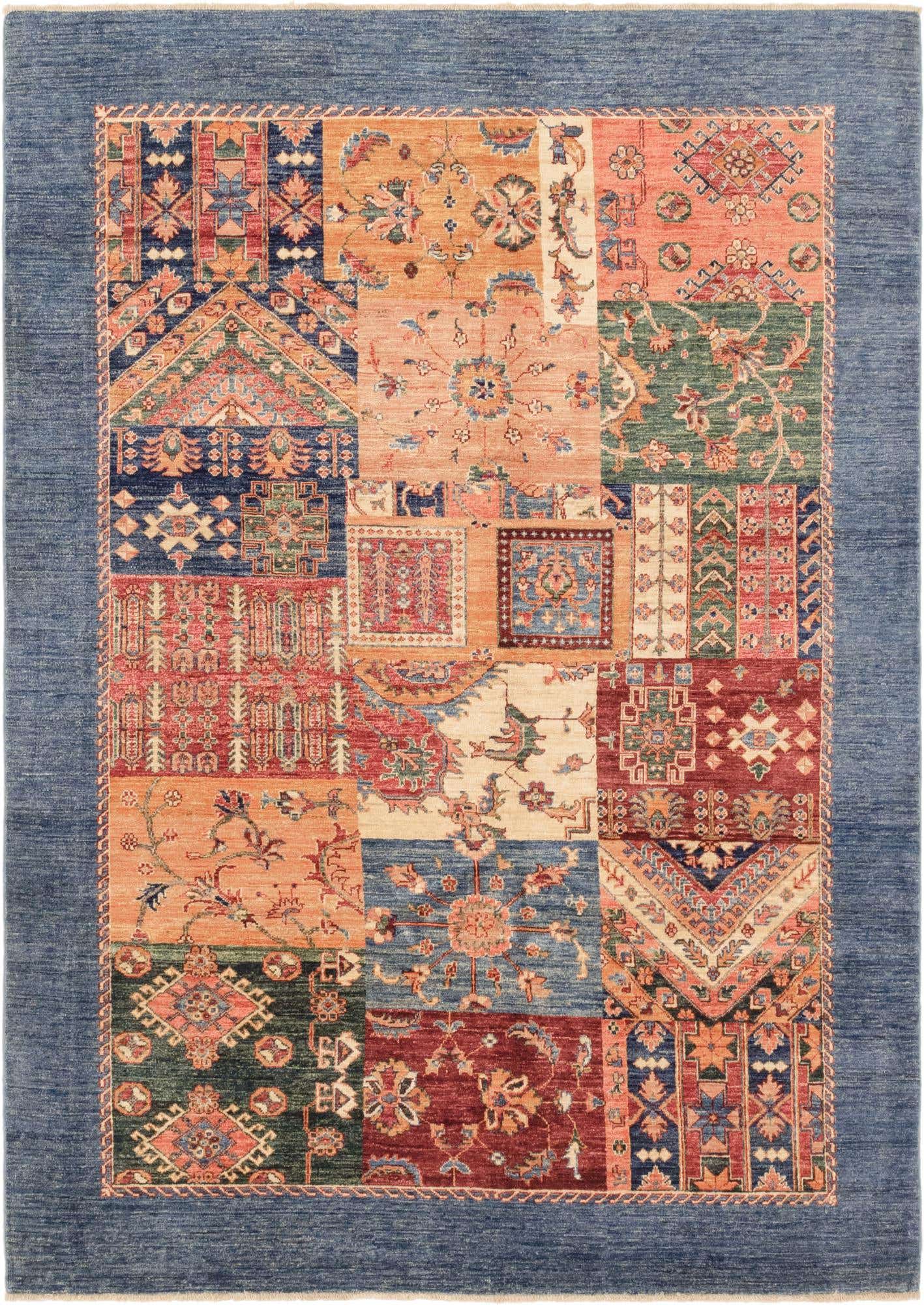 5' 7 x 8' Hand Knotted Ariana Ziegler Rug