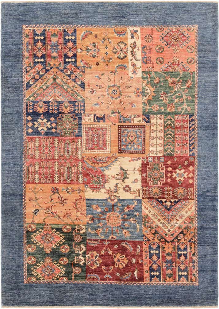 5' 7 x 8' Hand Knotted Ariana Ziegler Rug