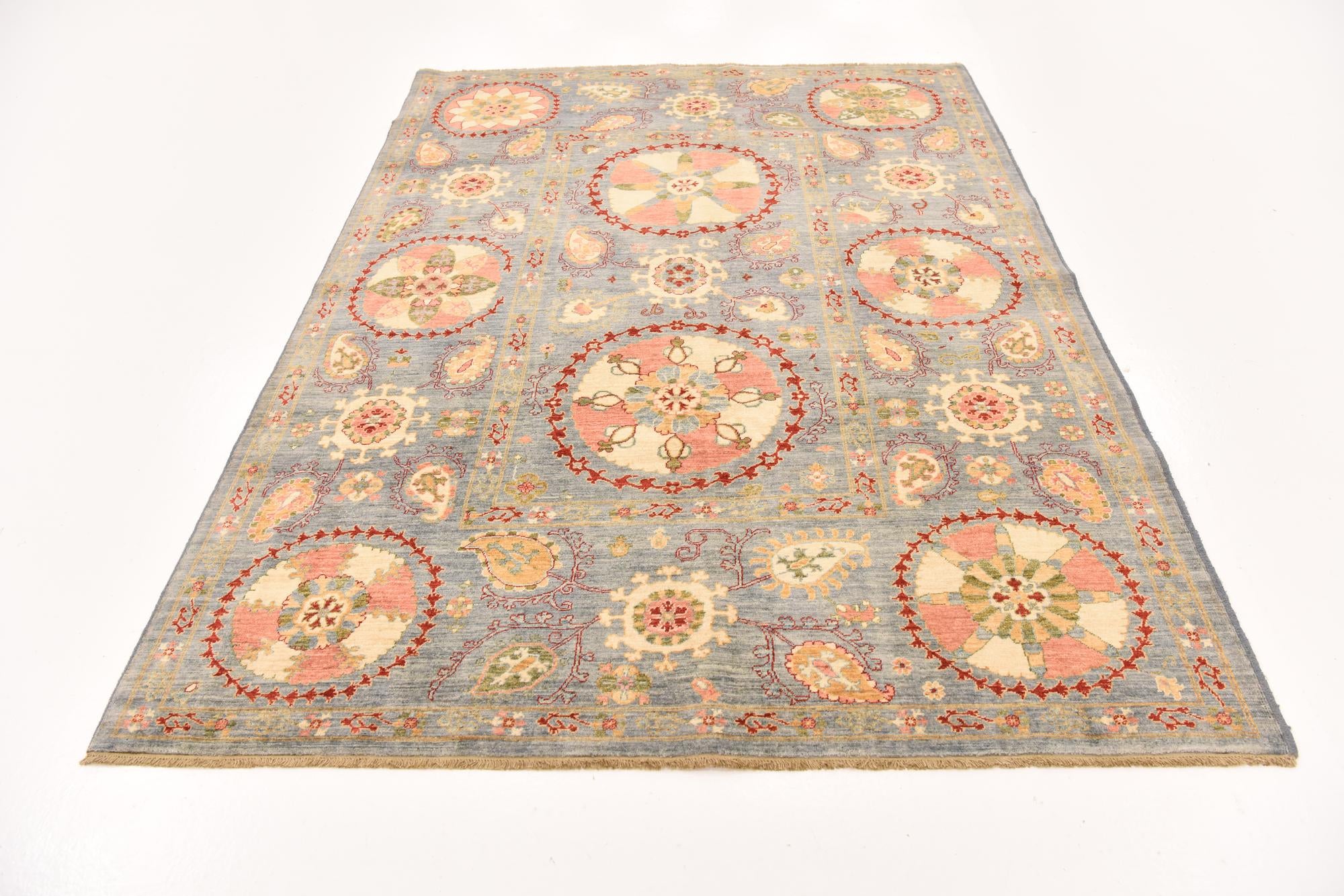 5' 7 x 7' 9 Hand Knotted Ariana Ziegler Oriental Rug
