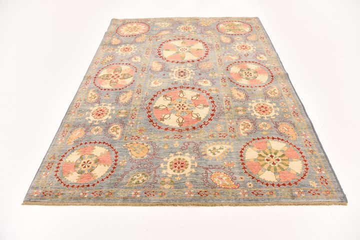 5' 7 x 7' 9 Hand Knotted Ariana Ziegler Oriental Rug