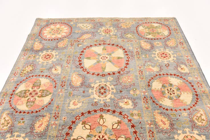 Detail image of 5' 7 x 7' 9 Hand Knotted Ariana Ziegler Oriental Rug