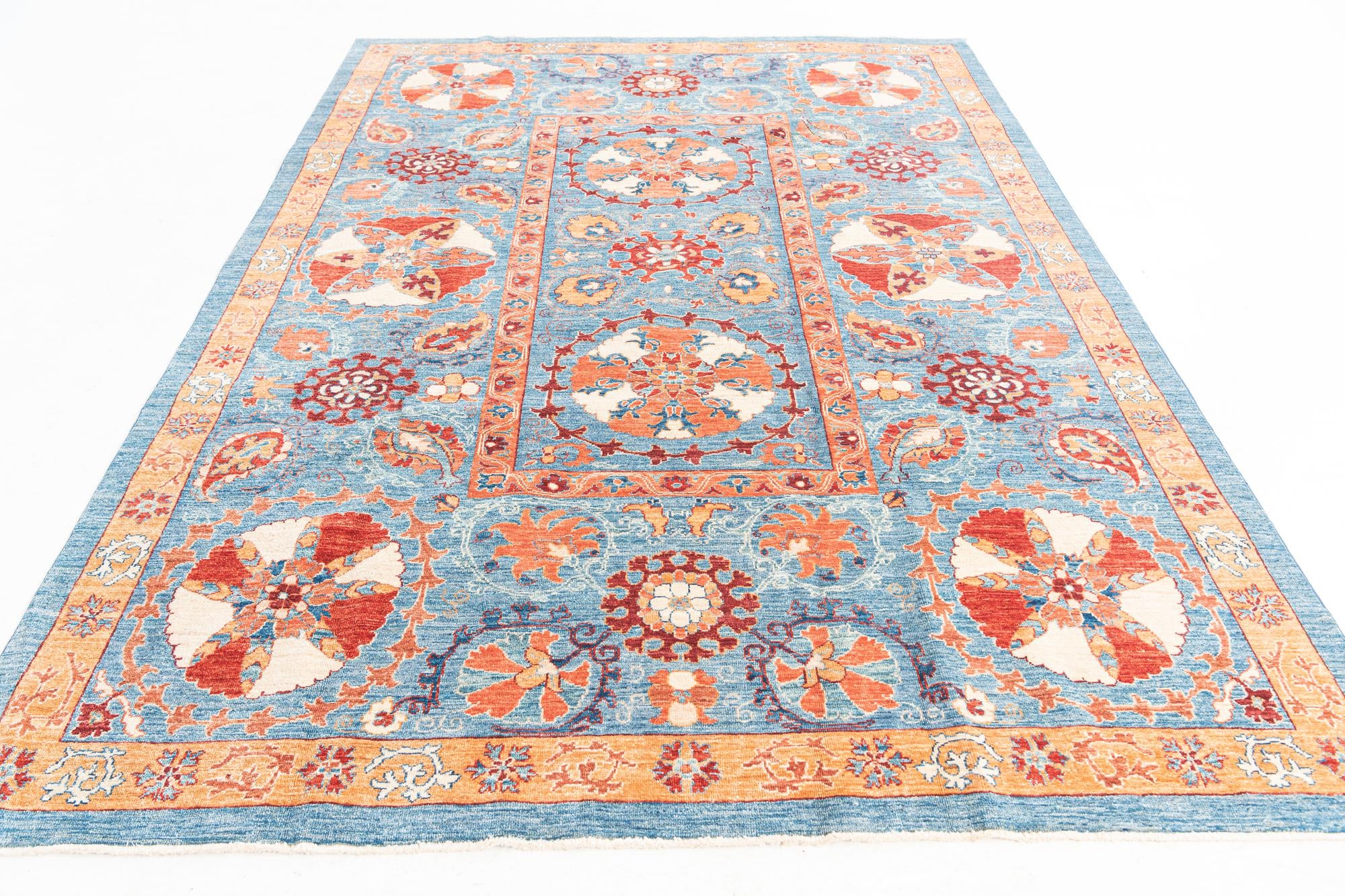 6' 7 x 9' 7 Hand Knotted Ariana Ziegler Rug
