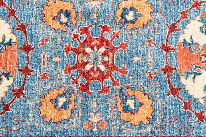 6' 7 x 9' 7 Hand Knotted Ariana Ziegler Rug