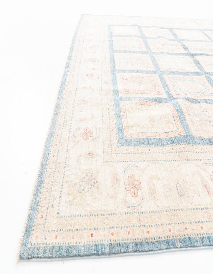 Detail image of 8' x 10' 5  Hand Knotted Ariana Ziegler Oriental Rug
