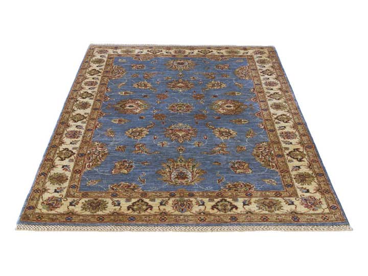 4' 1 x 6' Hand Knotted Ariana Ziegler Rug