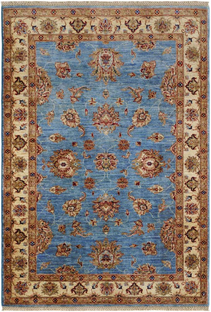 4' 1 x 6' Hand Knotted Ariana Ziegler Rug