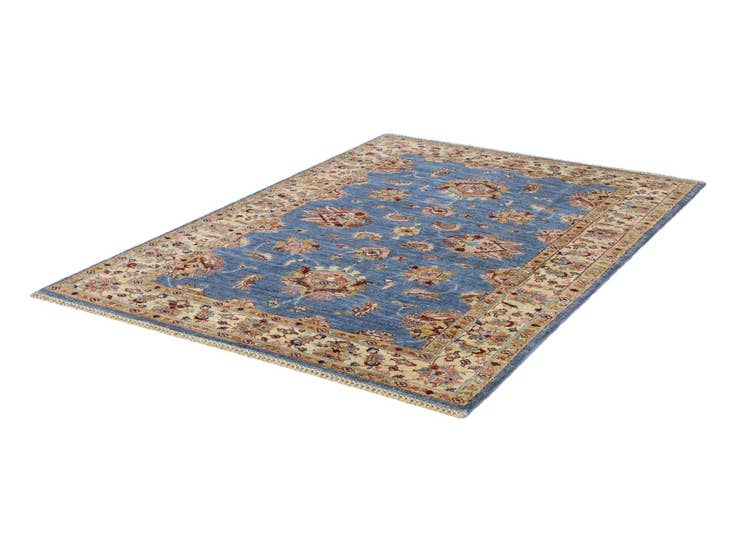Detail image of 4' 1 x 5' 8 Hand Knotted Ariana Ziegler Rug