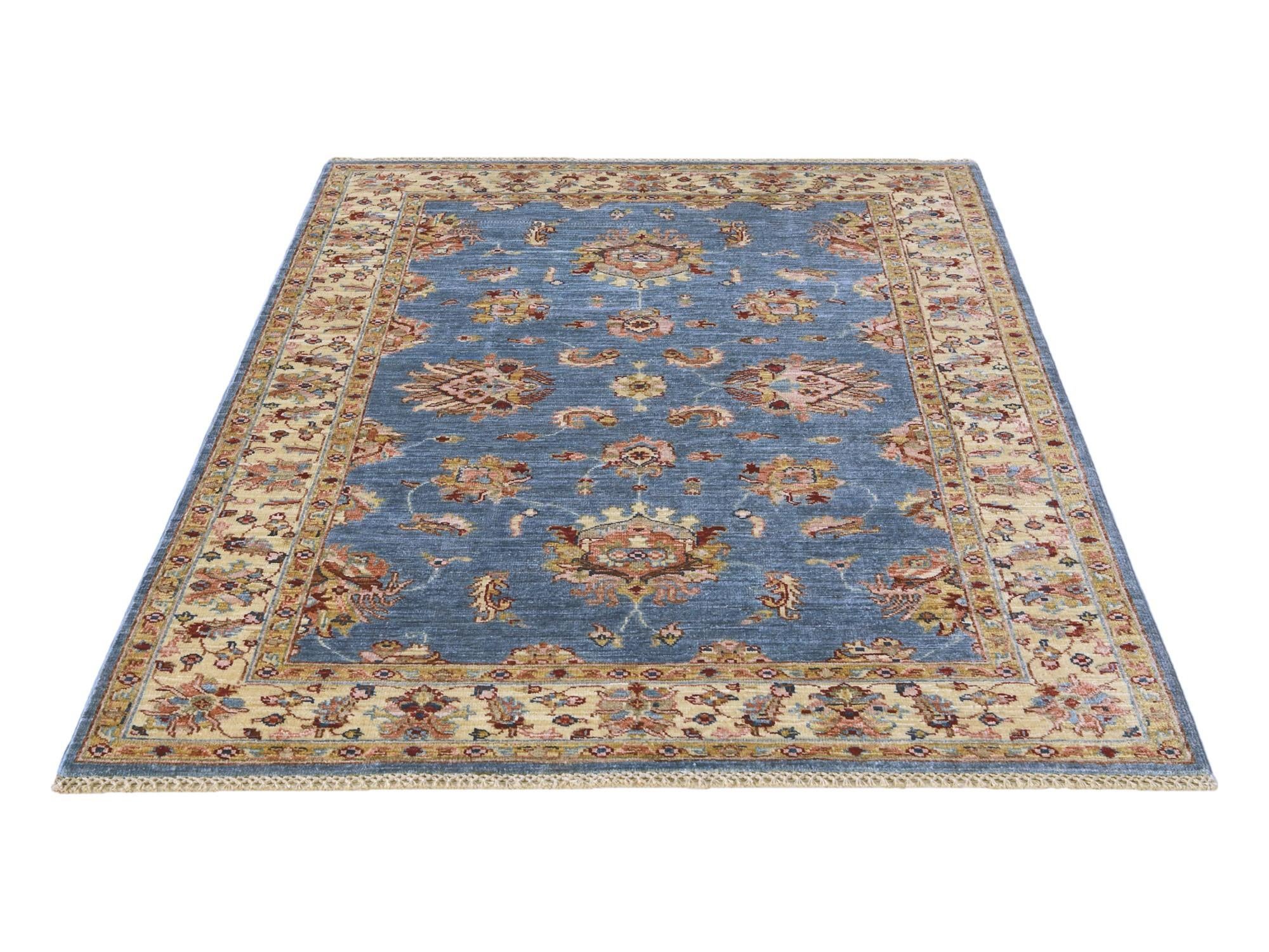 4' 1 x 5' 8 Hand Knotted Ariana Ziegler Rug