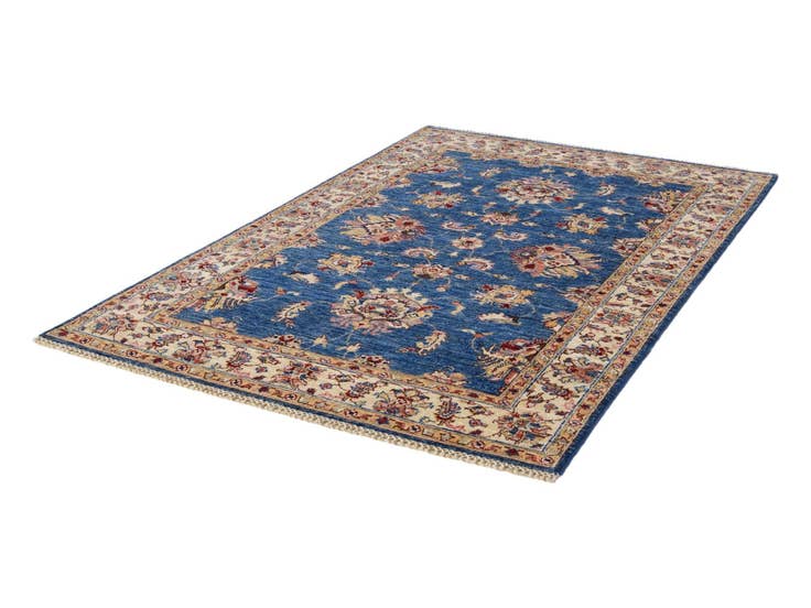 Detail image of 4' x 6' 4 Hand Knotted Ariana Ziegler Rug
