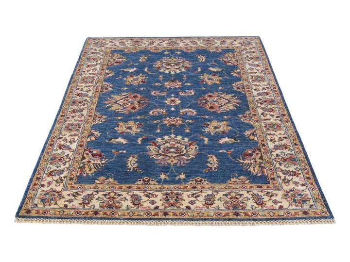 4' x 6' 4 Hand Knotted Ariana Ziegler Rug
