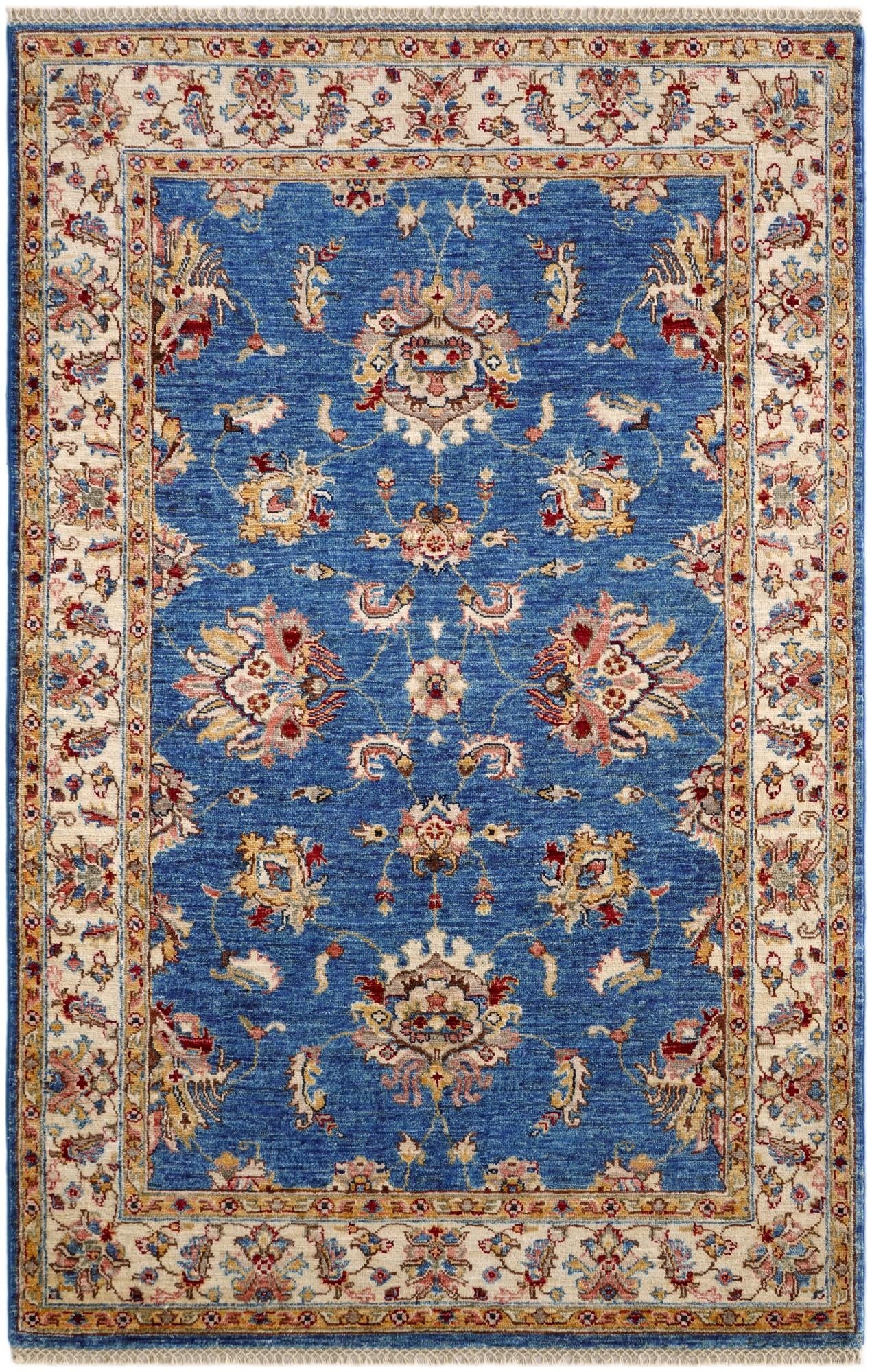 4' x 6' 4 Hand Knotted Ariana Ziegler Rug