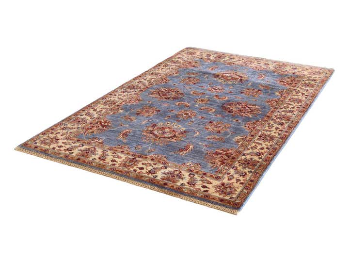4' x 6' 6 Hand Knotted Ariana Ziegler Rug