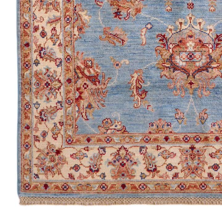 4' x 6' 6 Hand Knotted Ariana Ziegler Rug