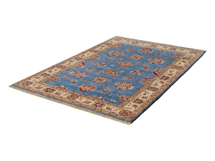 Detail image of 4' 2 x 6' 2 Hand Knotted Ariana Ziegler Rug
