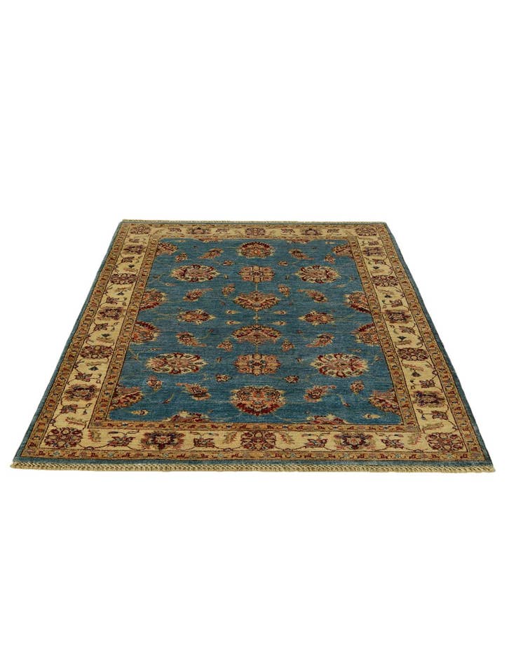 Detail image of 4' 2 x 6' 2 Hand Knotted Ariana Ziegler Rug