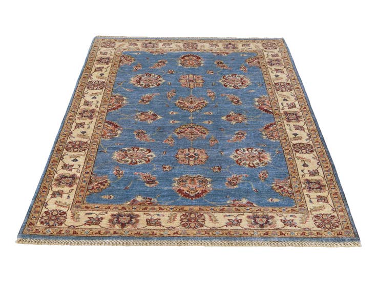 Detail image of 4' 2 x 6' 2 Hand Knotted Ariana Ziegler Rug