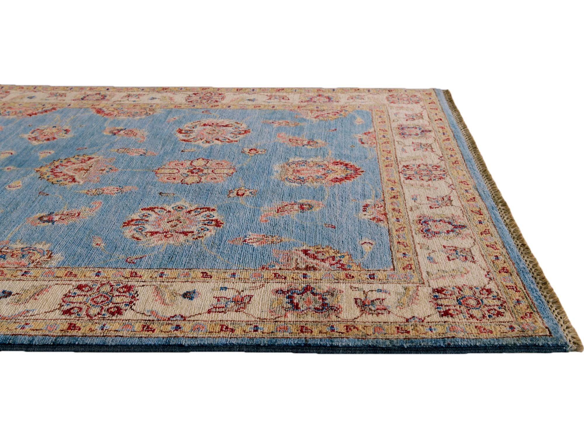4' 2 x 6' 2 Hand Knotted Ariana Ziegler Rug