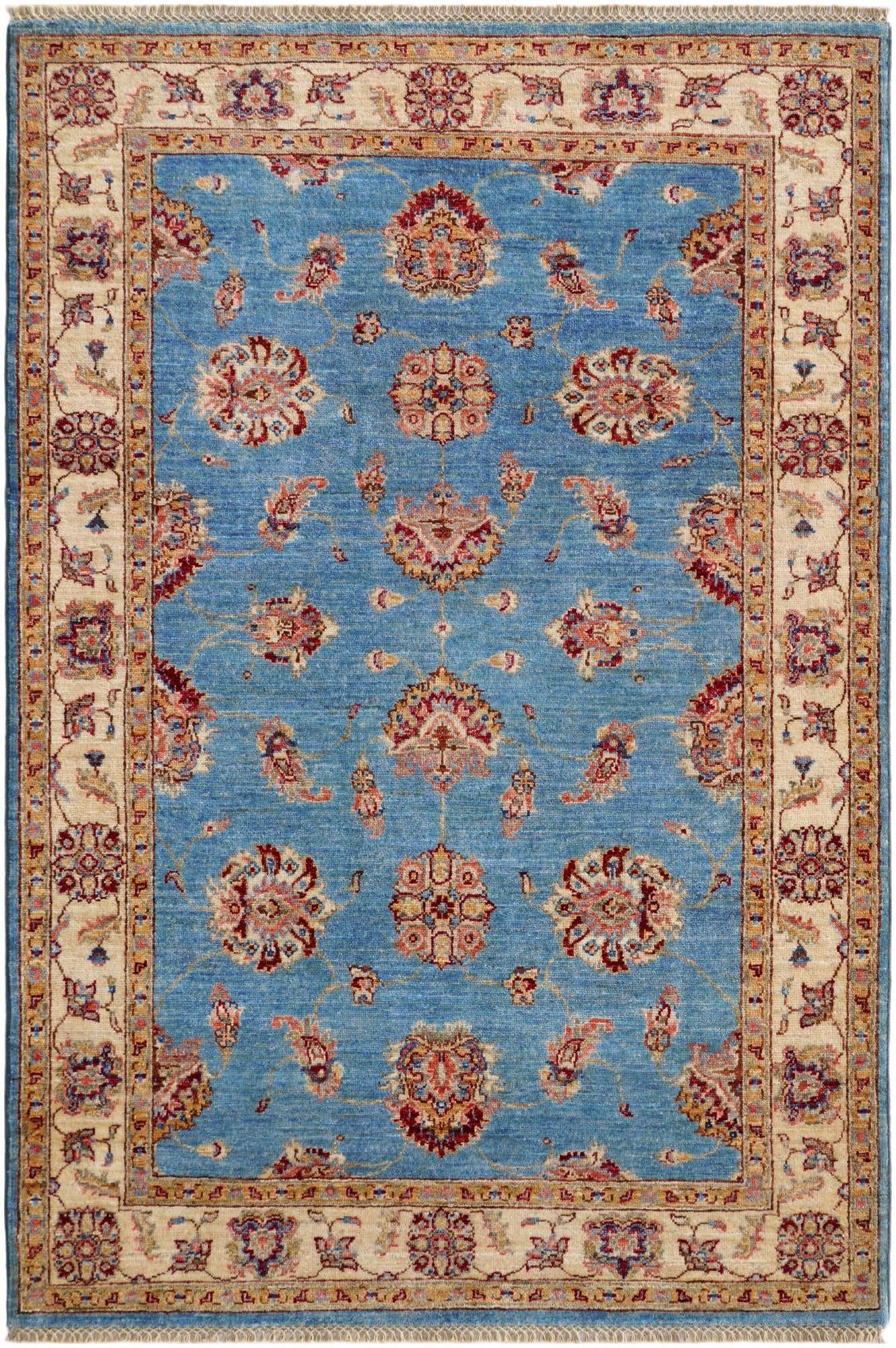4' 2 x 6' 2 Hand Knotted Ariana Ziegler Rug