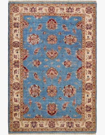 4' 2 x 6' 2 Hand Knotted Ariana Ziegler Rug