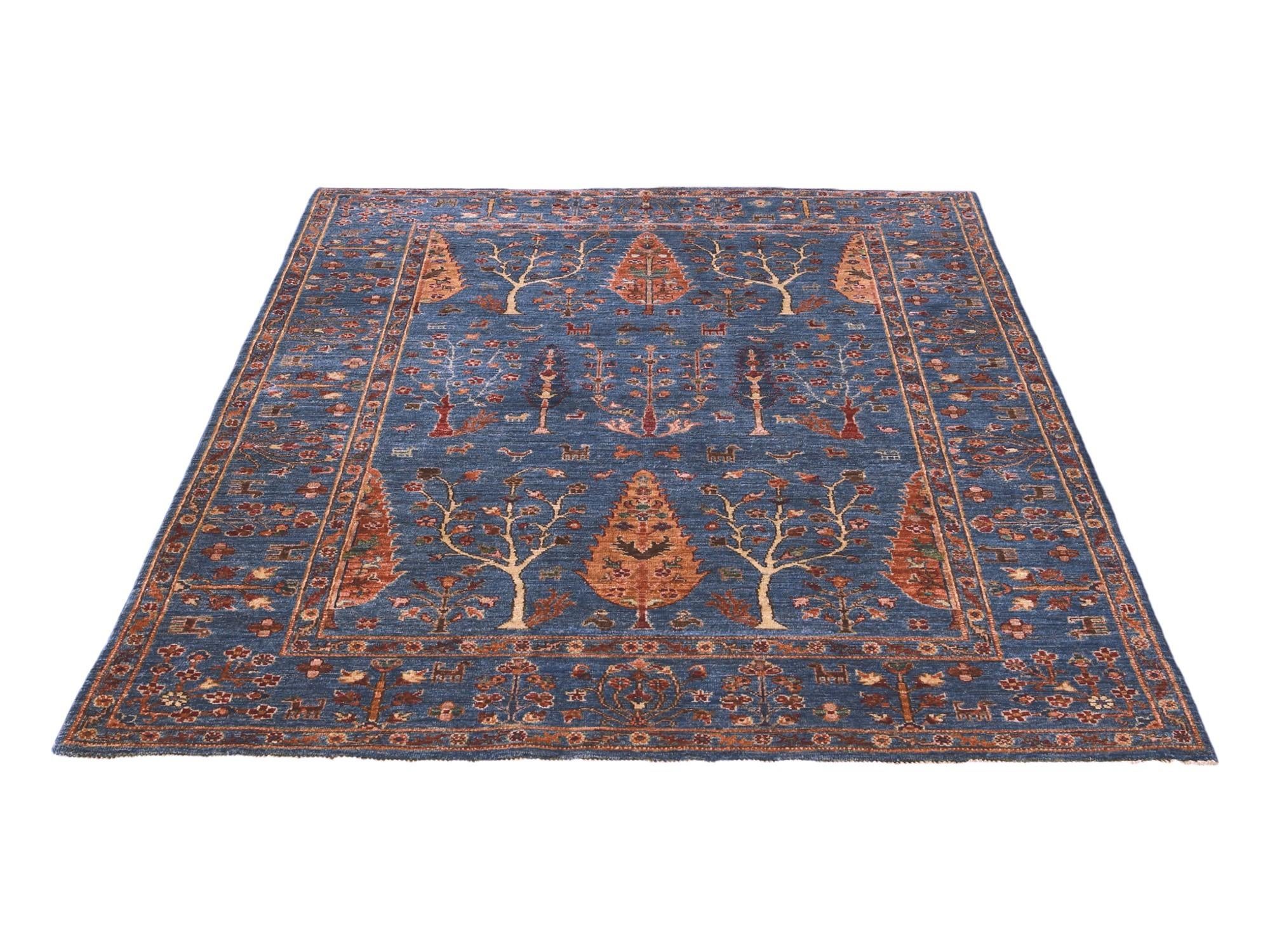 4' 11 x 6' 11 Hand Knotted Ariana Ziegler Rug