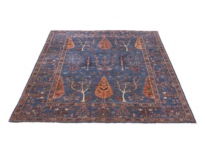 4' 11 x 6' 11 Hand Knotted Ariana Ziegler Rug