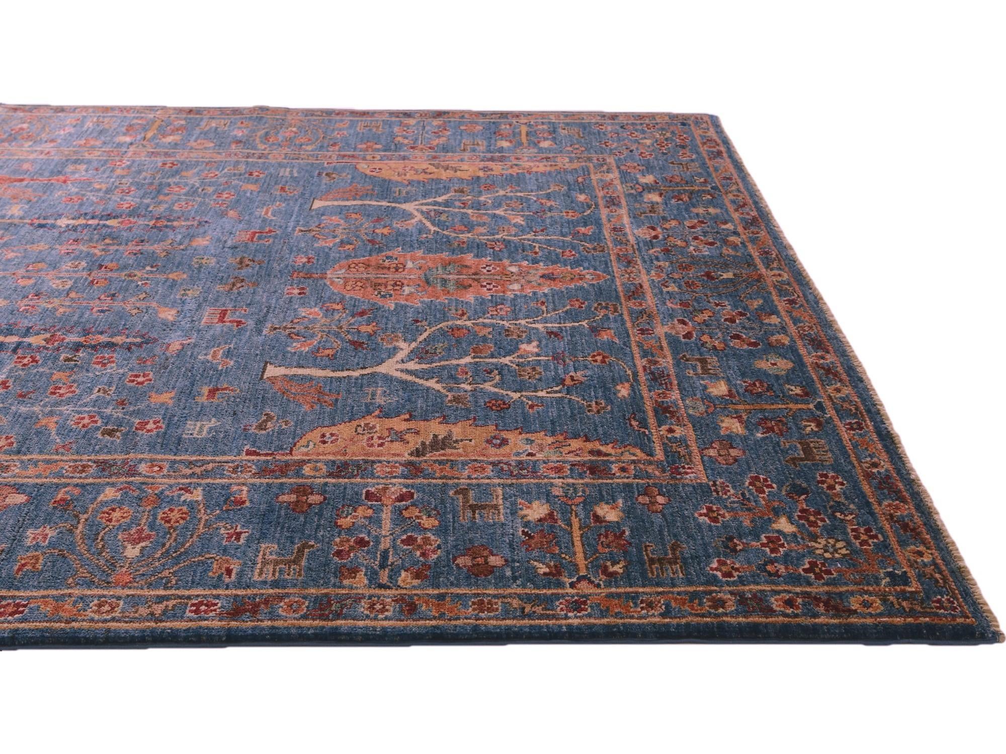 4' 11 x 6' 11 Hand Knotted Ariana Ziegler Rug