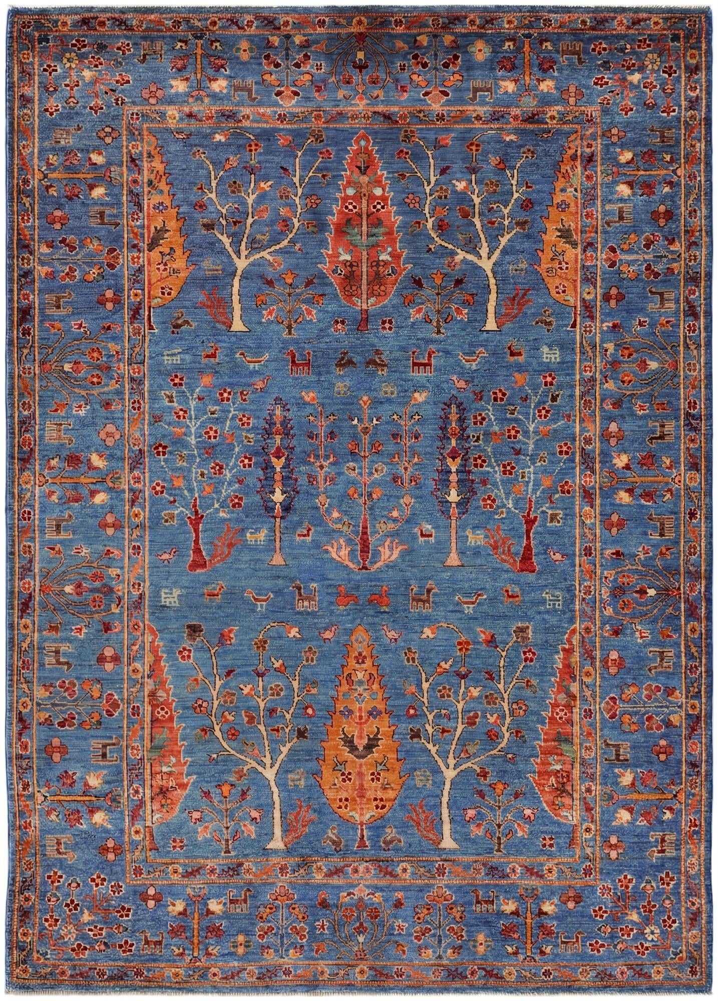 4' 11 x 6' 11 Hand Knotted Ariana Ziegler Rug