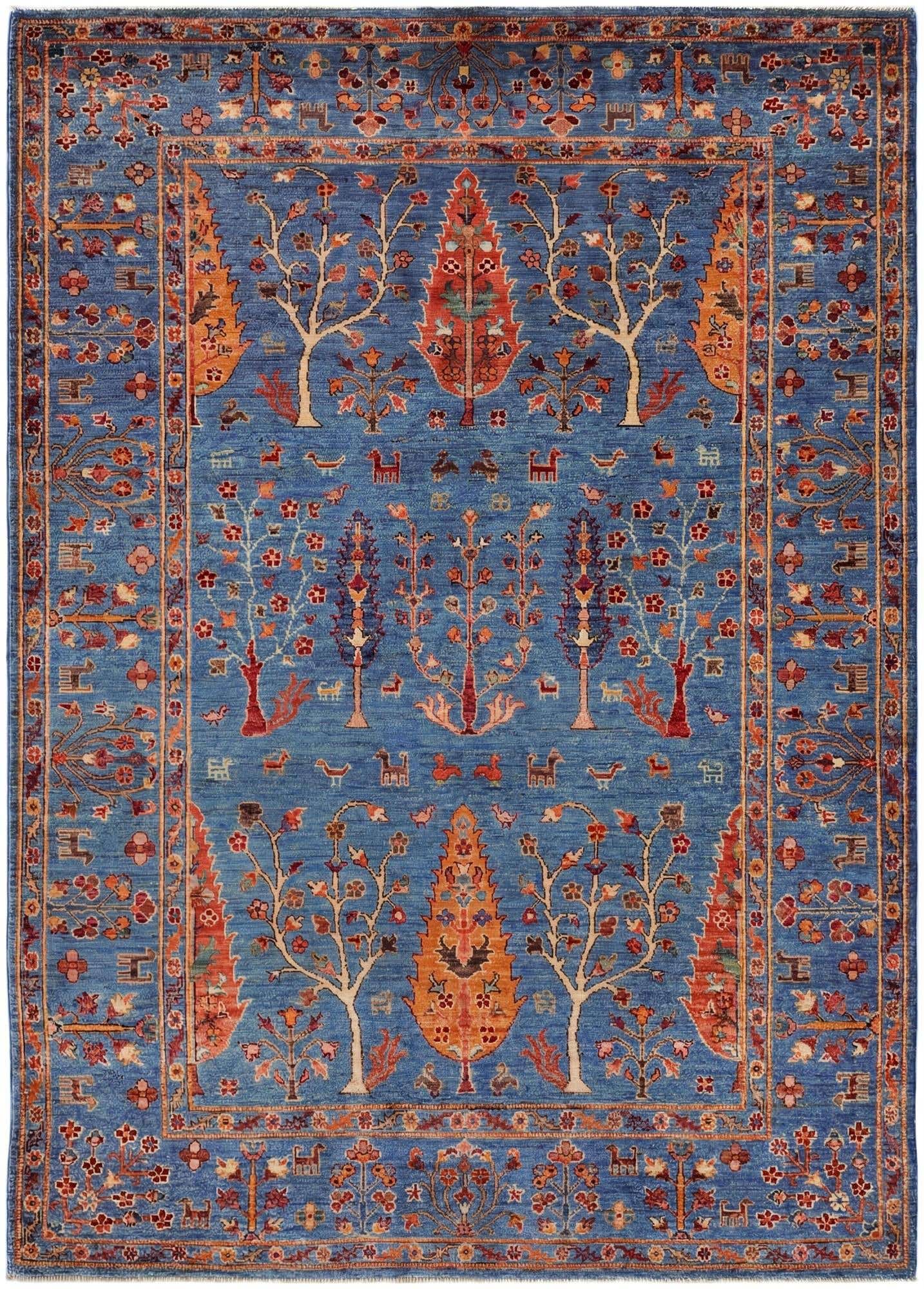 4' 11 x 6' 11 Hand Knotted Ariana Ziegler Rug