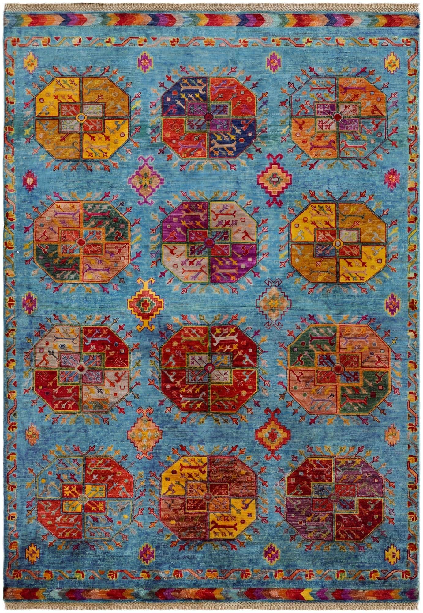 5' 1 x 7' 3 Hand Knotted Ariana Ziegler Rug