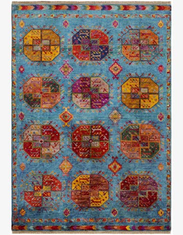 5' 1 x 7' 3 Hand Knotted Ariana Ziegler Rug