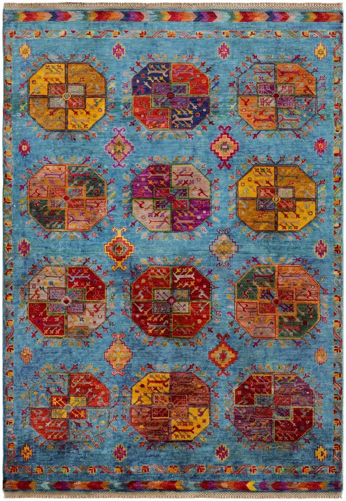5' 1 x 7' 3 Hand Knotted Ariana Ziegler Rug