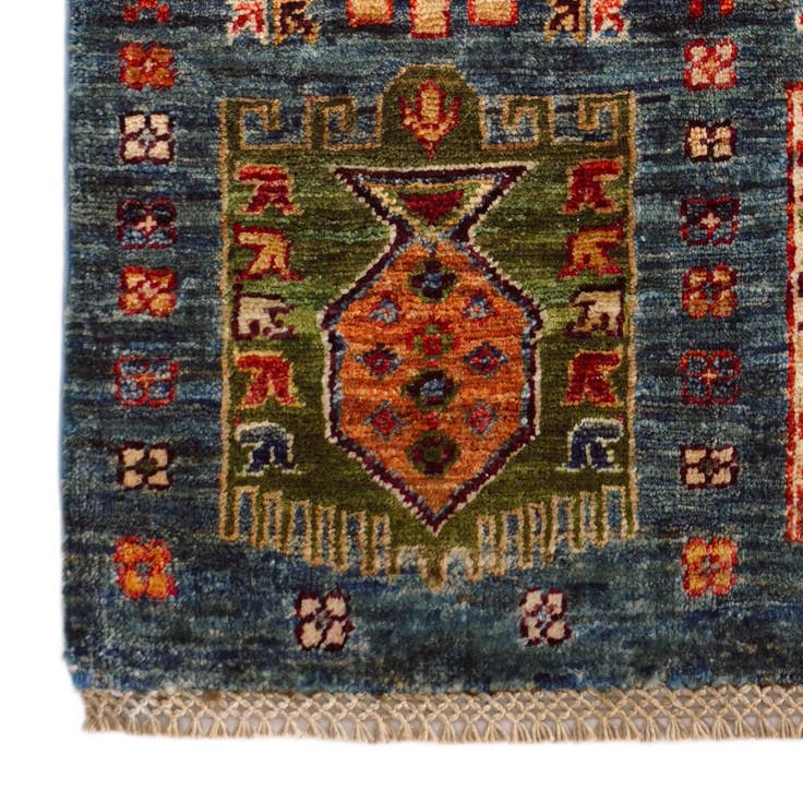 Detail image of 2' x 3' Hand Knotted Ariana Ziegler Rug
