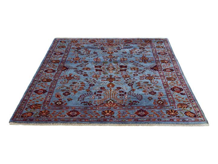 4' 11 x 6' 8 Hand Knotted Ariana Ziegler Rug