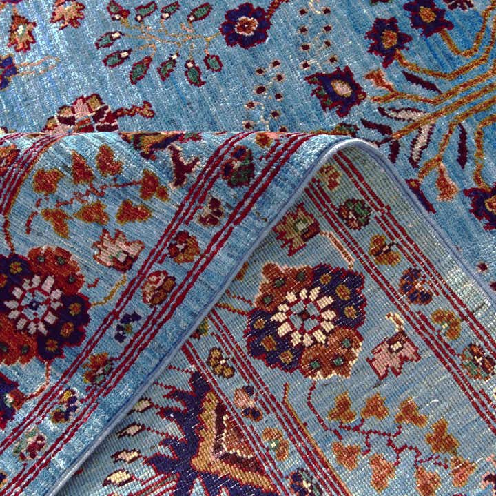 4' 11 x 6' 8 Hand Knotted Ariana Ziegler Rug