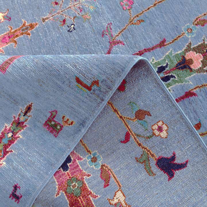 4' 1 x 6' Hand Knotted Ariana Ziegler Rug
