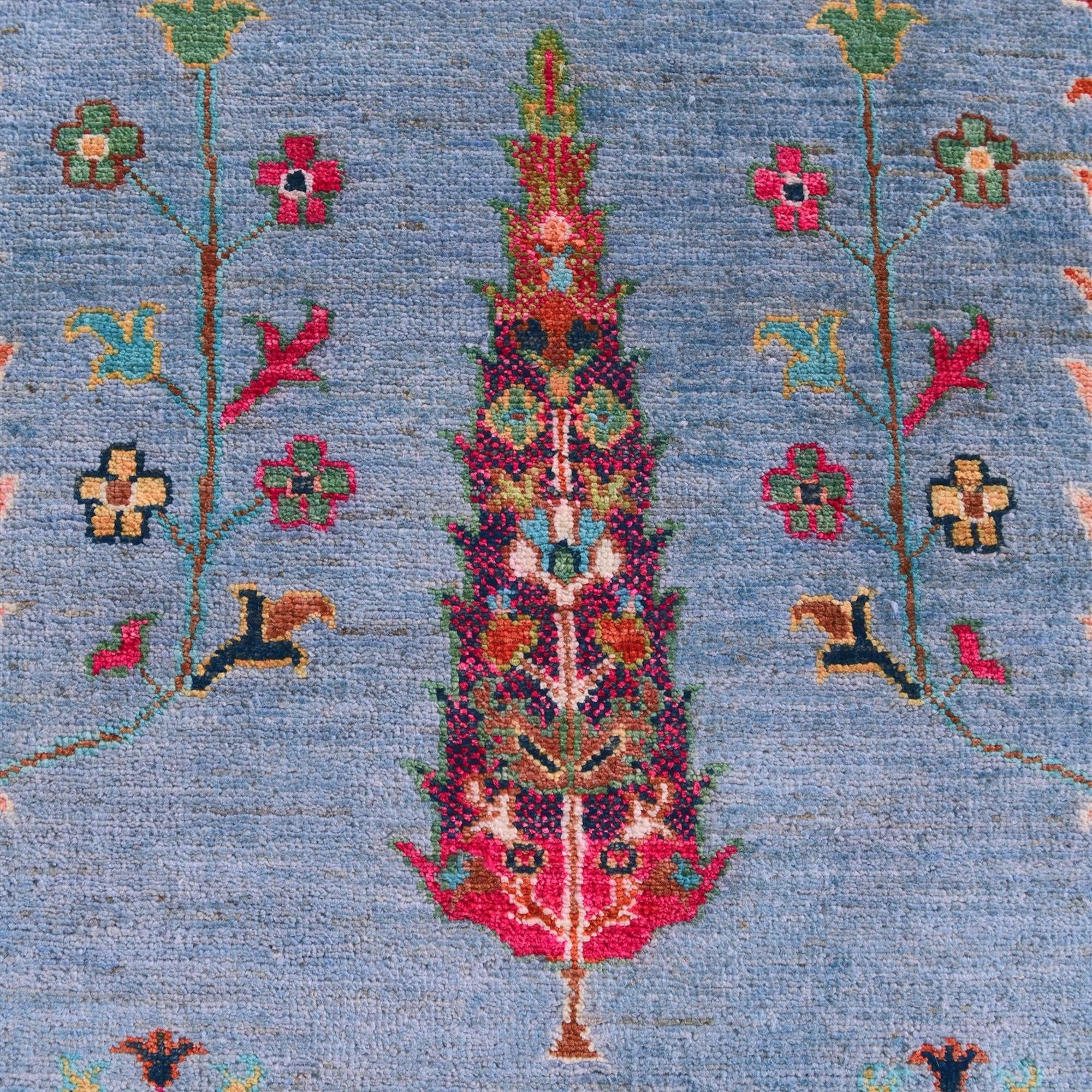 4' 1 x 6' Hand Knotted Ariana Ziegler Rug