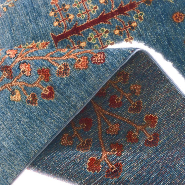 Detail image of 5' 2 x 7' Hand Knotted Ariana Ziegler Rug