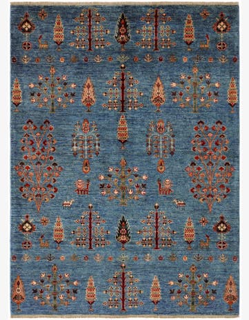 5' 2 x 7' Hand Knotted Ariana Ziegler Rug