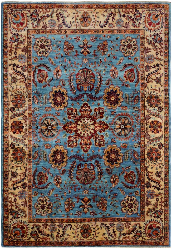 Detail image of 5' x 7' 2 Hand Knotted Ariana Ziegler Rug