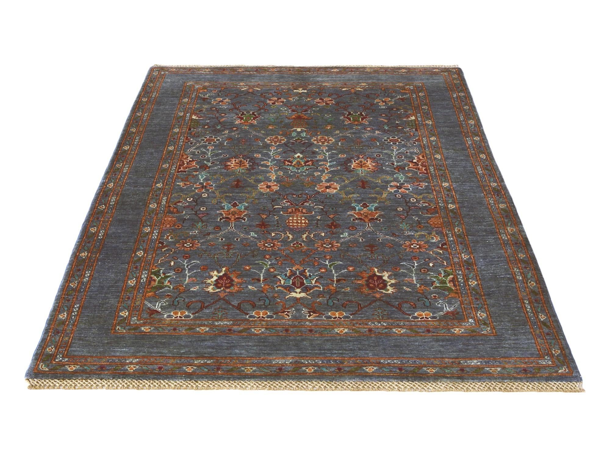 4' 1 x 6' 2 Hand Knotted Ariana Ziegler Rug
