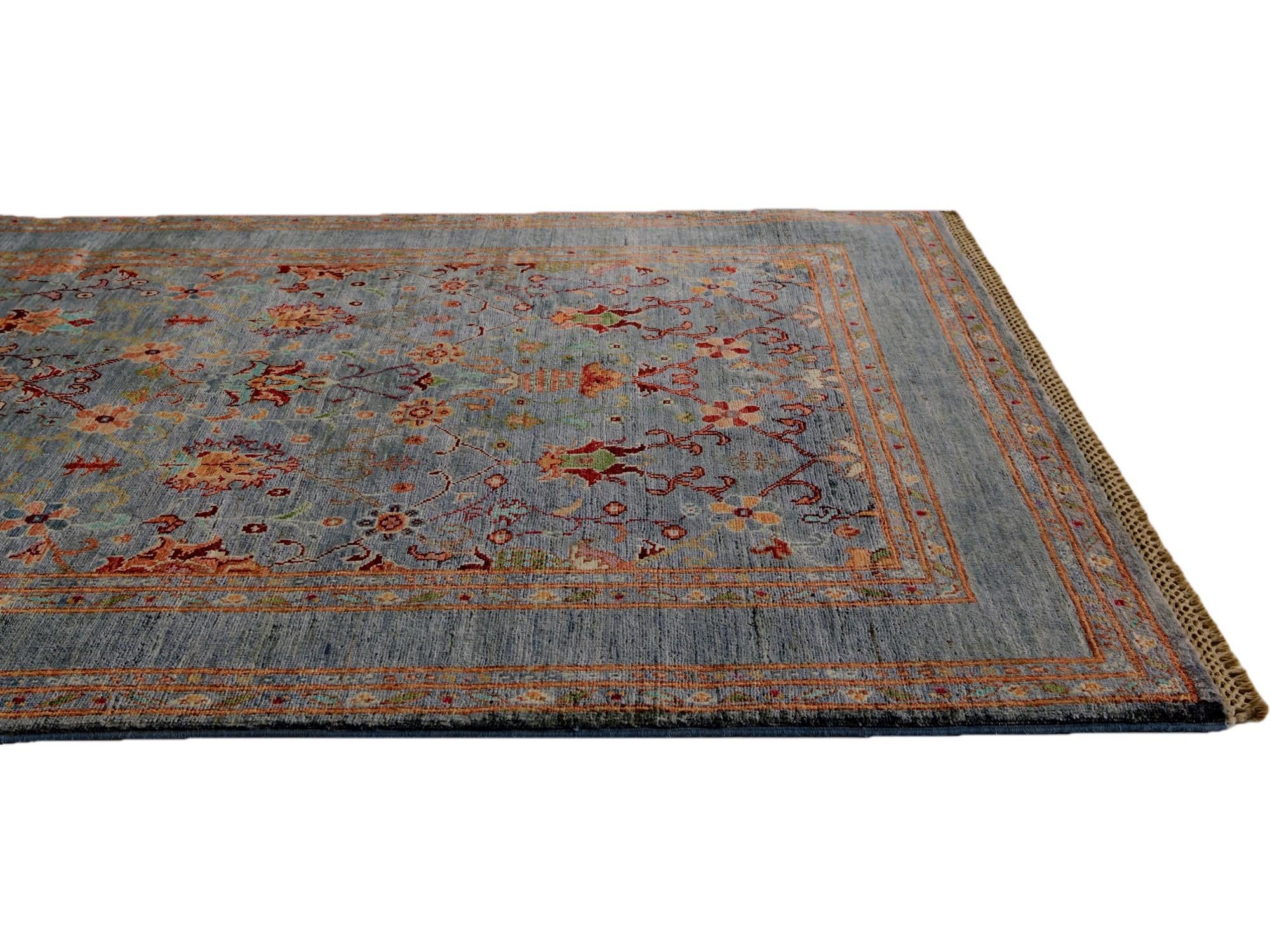 4' 1 x 6' 2 Hand Knotted Ariana Ziegler Rug