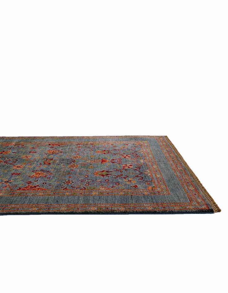 Detail image of 4' 1 x 6' 2 Hand Knotted Ariana Ziegler Rug