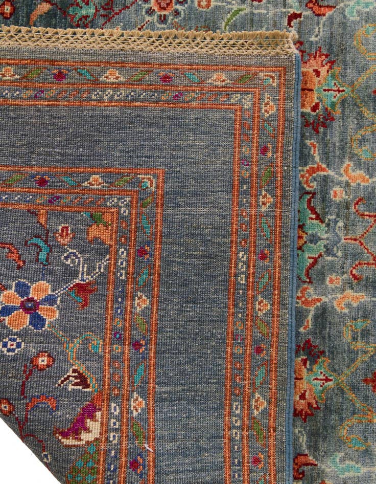 Detail image of 4' 1 x 6' 2 Hand Knotted Ariana Ziegler Rug