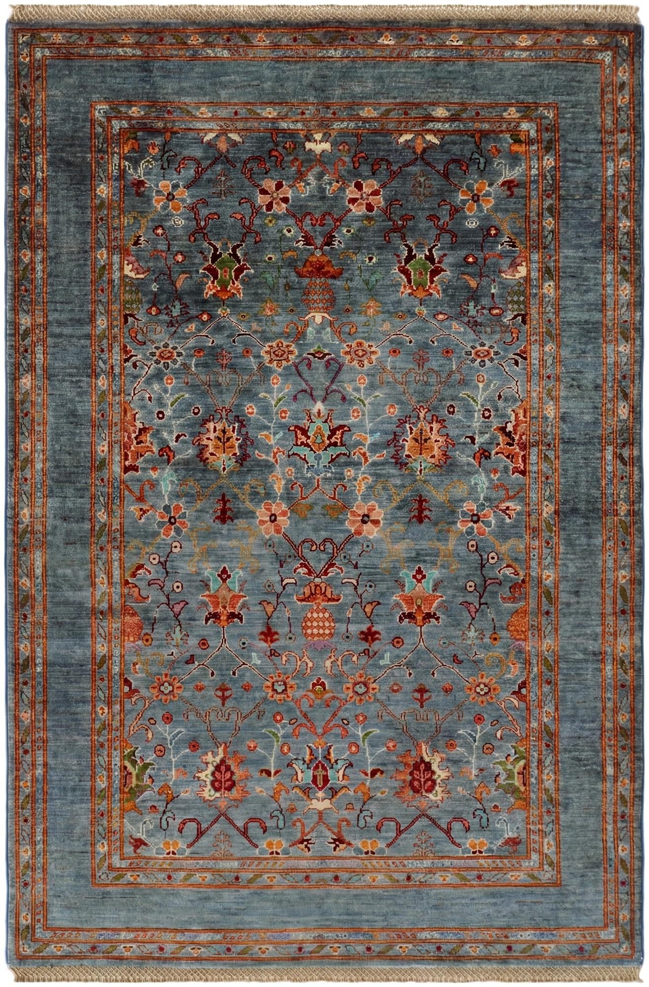 4' 1 x 6' 2 Hand Knotted Ariana Ziegler Rug