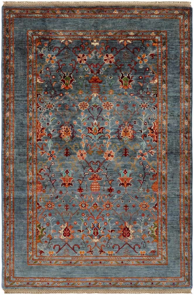 4' 1 x 6' 2 Hand Knotted Ariana Ziegler Rug